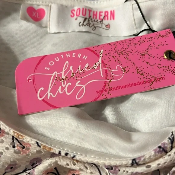 Southern Fried Chics Floral Dress XL - Picture 5 of 6